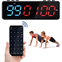 Los mejores  - 4YANG Temporizador de Entrenamiento físico- Temporizador de intervalo magnético con Control de aplicación Bluetooth…